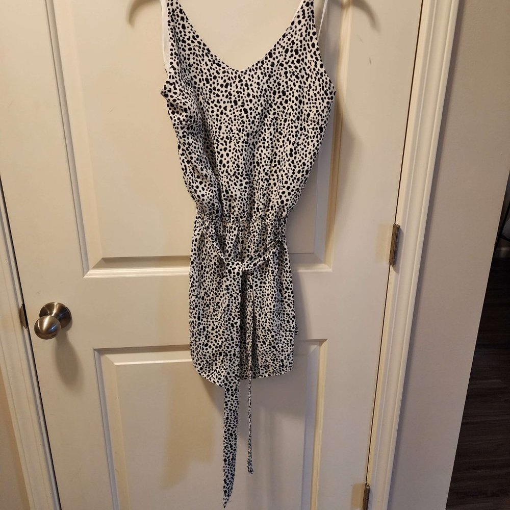 NWT She and Sky Black/White Romper